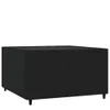 vidaXL Garten-Couchtisch Quadratisch Schwarz 50x50x30 cm Produktbild-Vorschau 1
