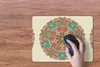 MuchoWow® Mauspad Mousepad Mandala - Muster - Pfau 40x30 cm Produktbild-Vorschau 4