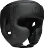 A black RDX boxing headguard is shown against a white background. Voir les images du produit