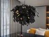 Lustre LEAVY noir et or, 4xE14x28W, métal, dimensions : Voir les images du produit 7