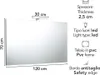 Specchio 120x70 a filo con lampada a led Anteprima dell’immagine prodotto 2