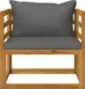 set 6 pezzi da giardino con cuscini in legno massiccio di Anteprima dell’immagine prodotto 25