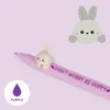 Legami Gel Pen Lovely Friends Bunny, mit Tierdeko, Produktbild-Vorschau 2