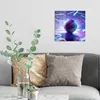 DEQORI Glasbild Echtglas 30x30 cm 'Inszenierter Basketball' Produktbild-Vorschau 3