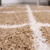 Hochflor Teppich Wohnzimmer Shaggy Rauten Muster Beige Produktbild-Vorschau 3