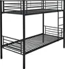 Letto a castello Dixie 90x200cm - metallo - nero opaco Anteprima dell’immagine prodotto 5