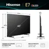 Hisense E7Q PRO 43 '' | Hi-QLED Smart TV 4K 144 Hz, 109,2 Produktbild-Vorschau 9