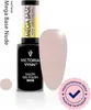 A bottle of Victoria Vynn Mega Base Nude gel polish is shown next to a swatch of the product's color. Náhled obrázku produktu