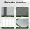 Wiltec Hasenstall hellgrau 1460 x 750 x 830 mm mit Produktbild-Vorschau 7