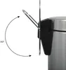 MSV kleiner Treteimer fur Bad/Toilette - silber glanzend - Produktbild-Vorschau 9