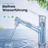 Cecipa ausziehbar Wasserhahn Bad Waschtischarmatur Chrom, Produktbild-Vorschau 9