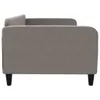 vidaXL Tagesbett Taupe 100x200 cm Stoff Produktbild-Vorschau 4