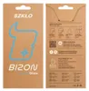 The image shows the front and back of a product package for a screen protector. Produktbild-Vorschau