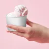 100x Eisbecher aus Papier weiß Ø75mm 125 ml Produktbild-Vorschau 2