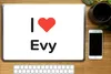 MuchoWow® Laptop Aufkleber Sticker Cover Ich liebe - Evy - Produktbild-Vorschau 2