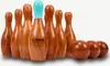 Uber Hölzernes Kegel Set / Bowling - Eco-Hartholz aus Produktbild-Vorschau 8