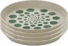 Teller 4er-Set MONSTERA, Ø 20,5 cm, nature desert, KOZIOL Produktbild-Vorschau 1