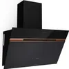 A black kitchen hood with bronze accents, shown against a white background. Náhľad obrázku produktu