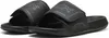 A pair of black Puma slide sandals are shown against a white background. Produktbild-Vorschau