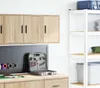 vidaXL Armoire murale de garage Chêne Sonoma Matériau Voir les images du produit 3
