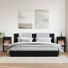 Nachttische 2 Stk. Schwarz 35x34x65 cm Holzwerkstoff Produktbild-Vorschau 3