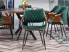 Designová jídelní židle NENET - ořech / zelená Náhled obrázku produktu 7