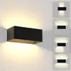 ZMH LED Wandlamp Binnen, Zwart, Moderne Wandlamp, Up Down, Productafbeelding-voorbeeld 17