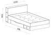 Jugendzimmer Komplett-Set in Grau mit Eiche, mit Bett Produktbild-Vorschau 14
