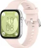 Bizon Strap Uhr Silikon Pro Huawei Uhr Fit 3 hellrosa Produktbild-Vorschau 1