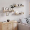 WOLTU 3er Set Kinder Bücherregal, Wandregal, aus Produktbild-Vorschau 9