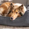 4L Textil HUGO Orthopädisches Hundebett aus Cord Produktbild-Vorschau 4
