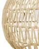 A close-up view of a beige woven lampshade. Podgląd zdjęcia produktu