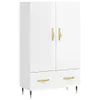 vidaXL Highboard biały wysoki połysk 69,5x31x115 cm Podgląd zdjęcia produktu 1