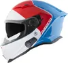 Bogotto H153 BT SPN Bluetooth Helm, weiß/rot/blau, XS Produktbild-Vorschau 8