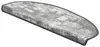Feinschlingen Velour Teppich Stufenmatte Strong Hellgrau Produktbild-Vorschau 2