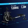 Rudergeräte für Zuhause - Magnetisches Rudergerät mit 16 Produktbild-Vorschau 2