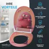 SANILO® WC sedátko s pomalým sklápěním a rychloupínáním Náhled obrázku produktu 2