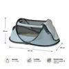 DERYAN Pop-Up-Reisebett mit Moskitonetz BabyBox Himmelblau Produktbild-Vorschau 12