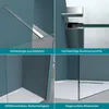 Mai & Mai 80x200cm Walk-In Dusche Duschwand für Dusche Produktbild-Vorschau 5