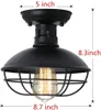 Vintage stropní svítidlo Stropní lampa Závěsná lampa Náhled obrázku produktu 4