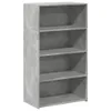 The Living Store Highboard Betongrau 70x41x124 cm Produktbild-Vorschau 3