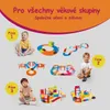 Olvy magnetické stavebnice Montessori - 126 magnetických Náhled obrázku produktu 4