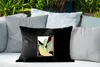 MuchoWow® Outdoor Kissen - Pflanze - Blätter - Rahmen - Produktbild-Vorschau 4