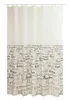 Textil-Duschvorhang Relax braun grau BxH 180x200cm Produktbild-Vorschau 1