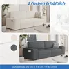 Yaheetech 3-Sitzer Sofa 212×81 cm Polstersofa aus Cordstoff Produktbild-Vorschau 11