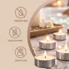 Horeca Candles - Teelichter 8 Stunden Brenndauer, Weiß, 200 Produktbild-Vorschau 6