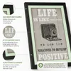 Wandbild Bilderrahmen Kamera Typografie Spruch Bild Produktbild-Vorschau 4