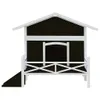 vidaXL Niche pour chiens Gris 159x120x88,5 cm Pin massif Voir les images du produit 5