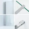 Duschabtrennung 90 x 200 cm Duschwand Glas Begehbare Dusche Produktbild-Vorschau 3