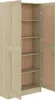 vidaXL Bücherschrank Sonoma-Eiche 82,5x30,5x185,5 cm Produktbild-Vorschau 4